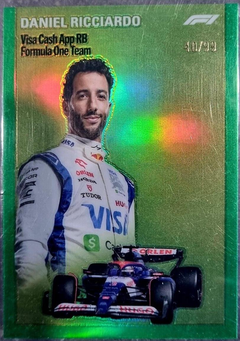 Daniel Ricciardo [Green Refractor] #1954-18
