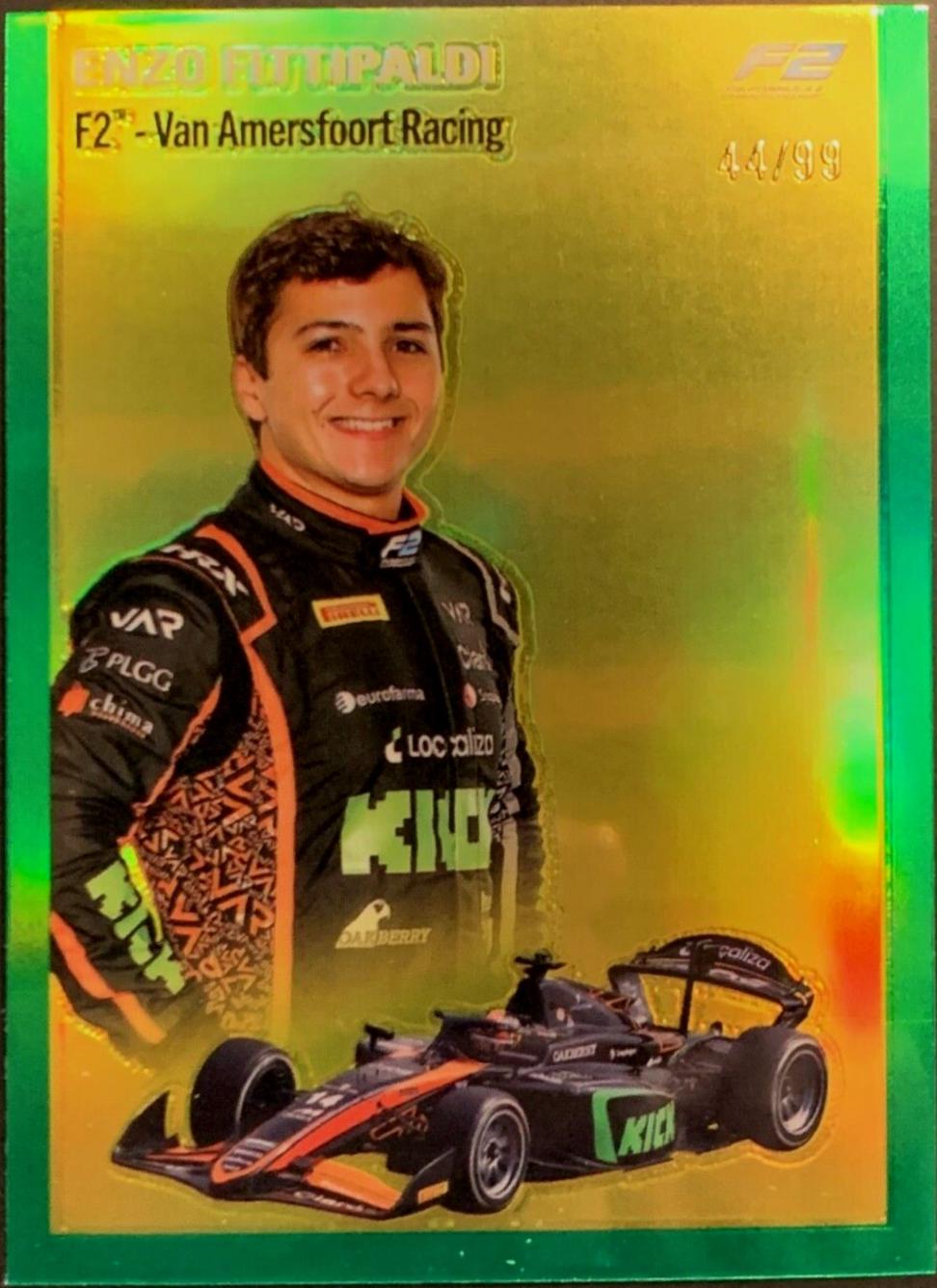 Enzo Fittipaldi [Green Refractor] #1954-23