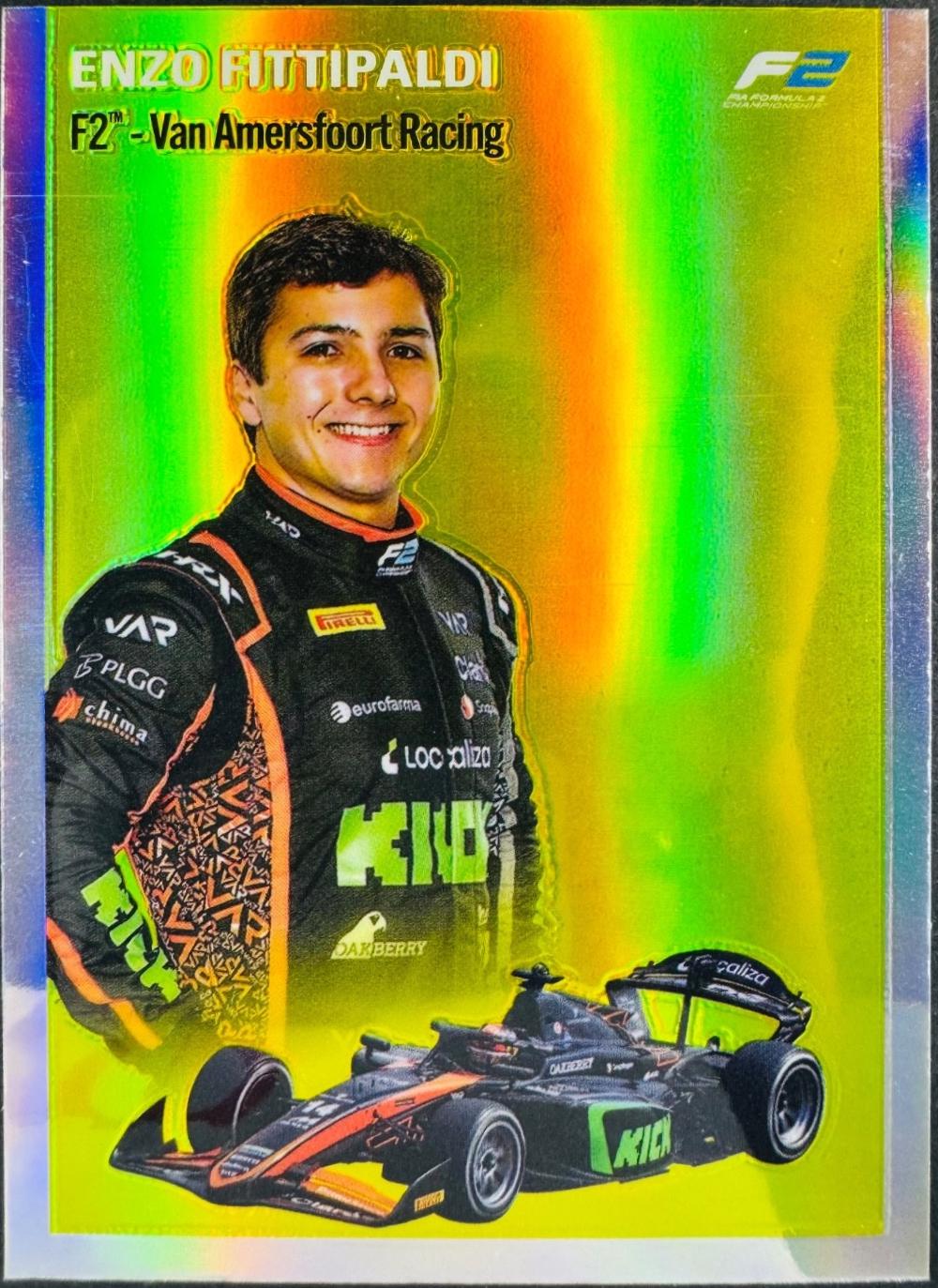 Enzo Fittipaldi [Orange Refractor] #1954-23