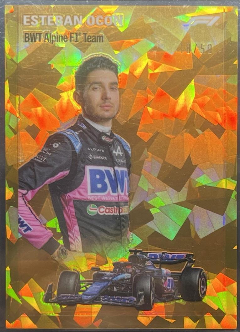 Esteban Ocon [Gold Refractor] #1954-9