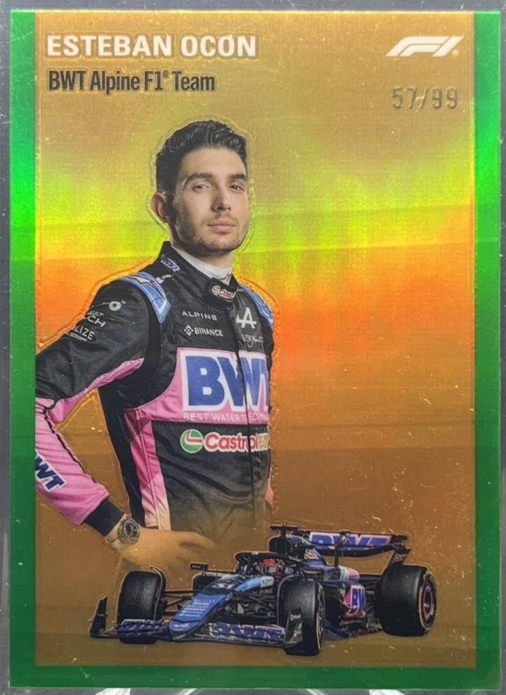 Esteban Ocon [Green Refractor] #1954-9