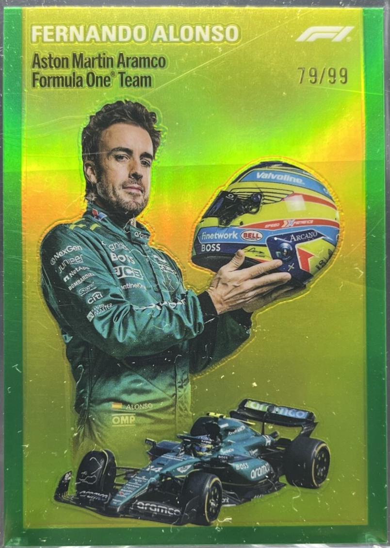 Fernando Alonso [Green Refractor] #1954-11