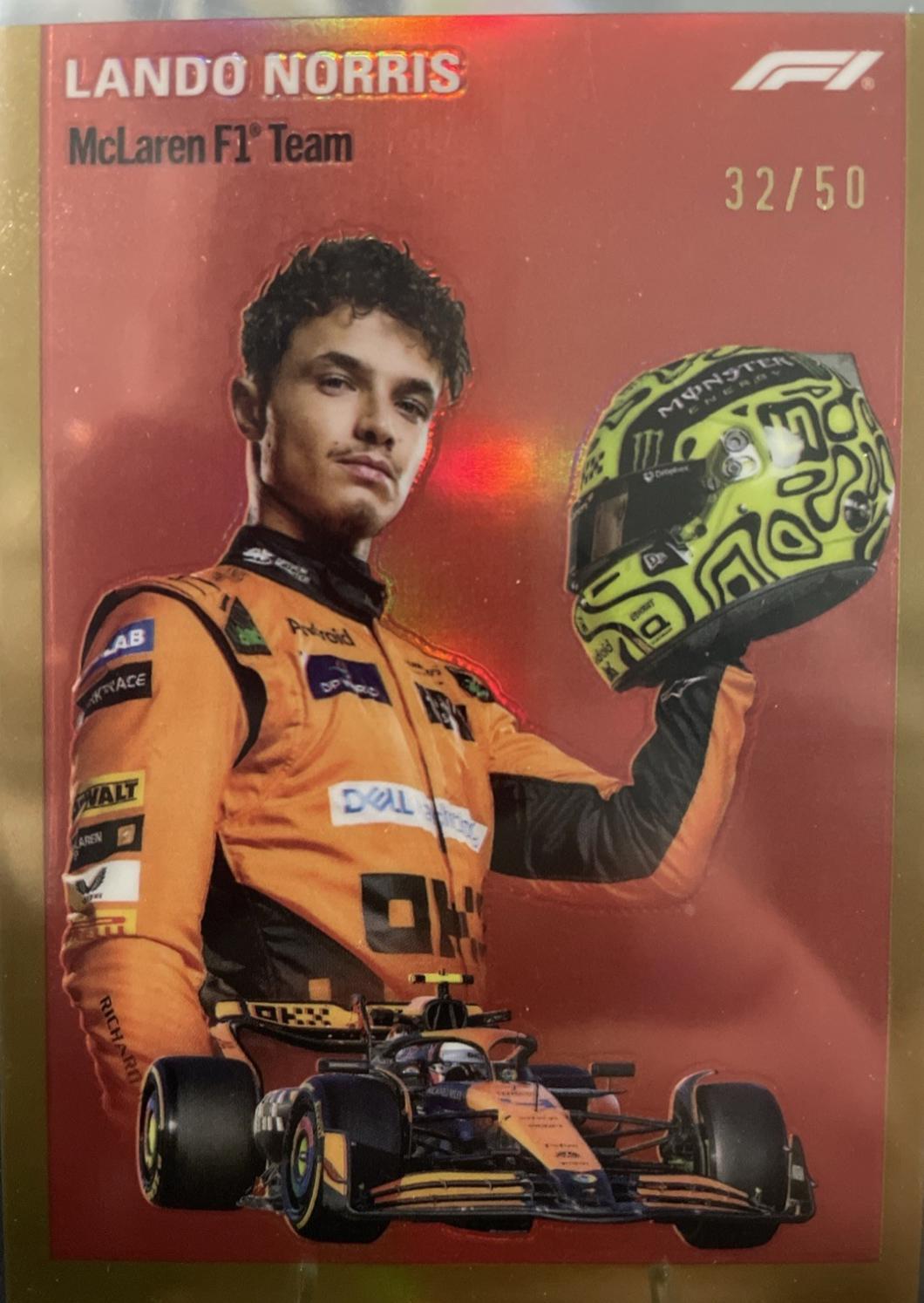 Lando Norris [Gold Refractor] #1954-7