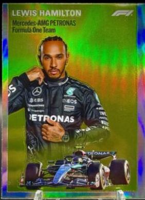 Lewis Hamilton [Green Refractor] #1954-6