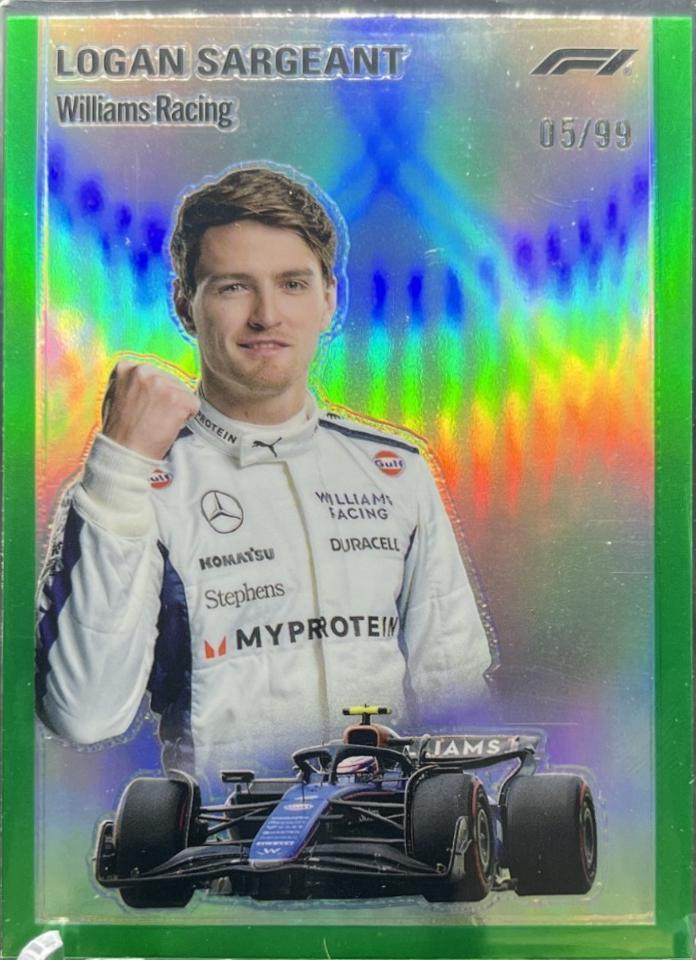 Logan Sargeant [Green Refractor] #1954-20