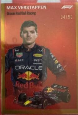 Max Verstappen [Gold Refractor] #1954-1