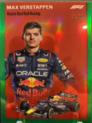 Max Verstappen [Green Refractor] #1954-1