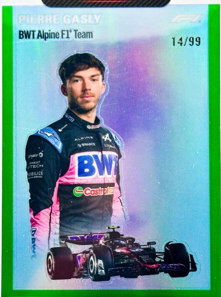 Pierre Gasly [Green Refractor] #1954-10
