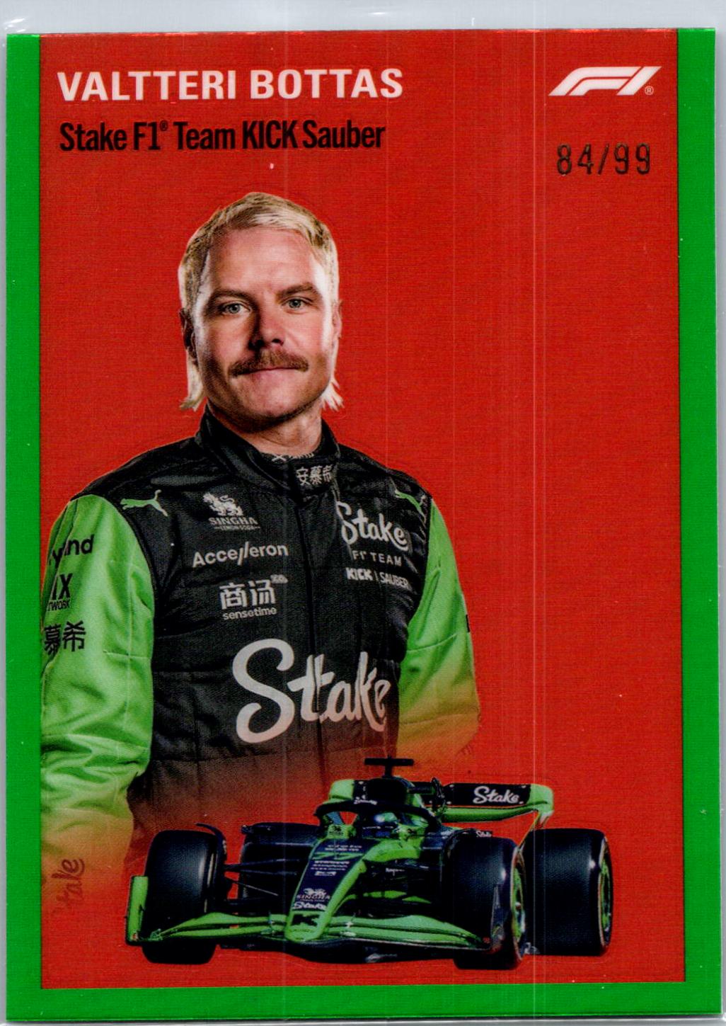 Valtteri Bottas [Green Refractor] #1954-13