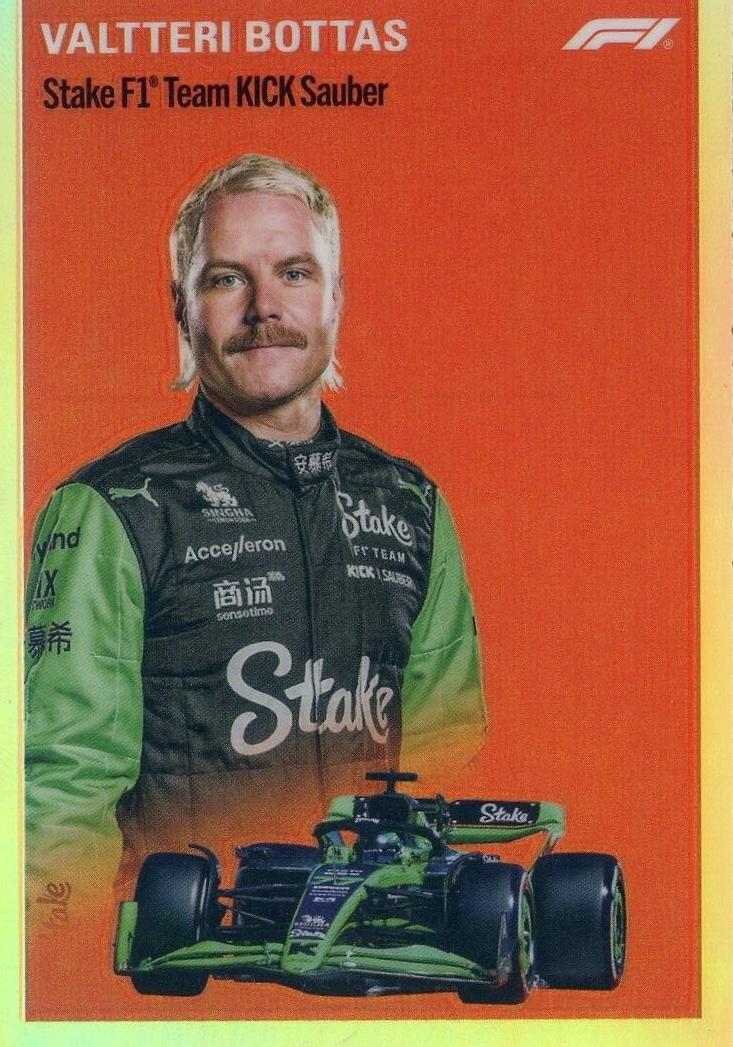 Valtteri Bottas [Orange Refractor] #1954-13