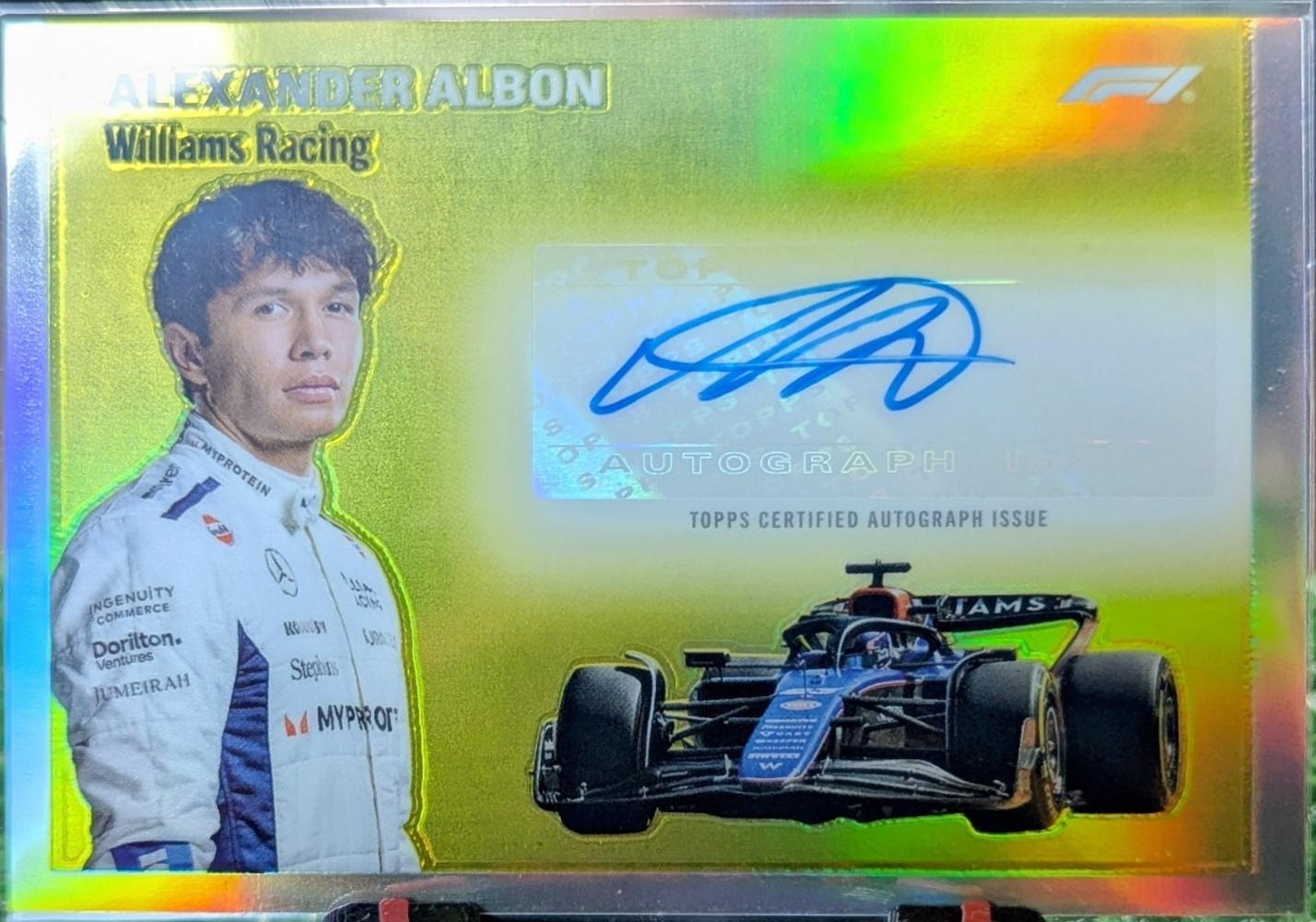 Alexander Albon [Orange Refractor] #1954-ALB