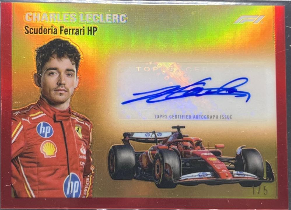 Charles Leclerc [Red Refractor] #1954-LEC