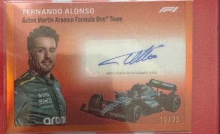 Fernando Alonso [Orange Refractor] #1954-ALO