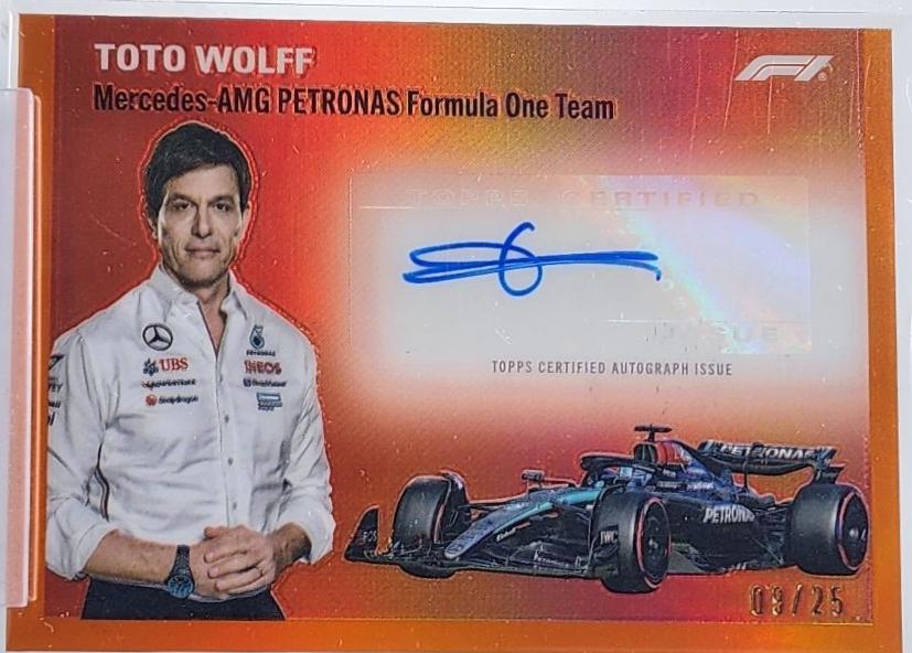 Toto Wolff [Orange Refractor] #1954-WOL