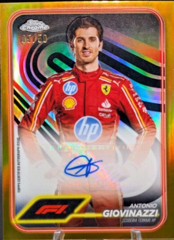 Antonio Giovinazzi [Gold Refractor] #CAC-GIO