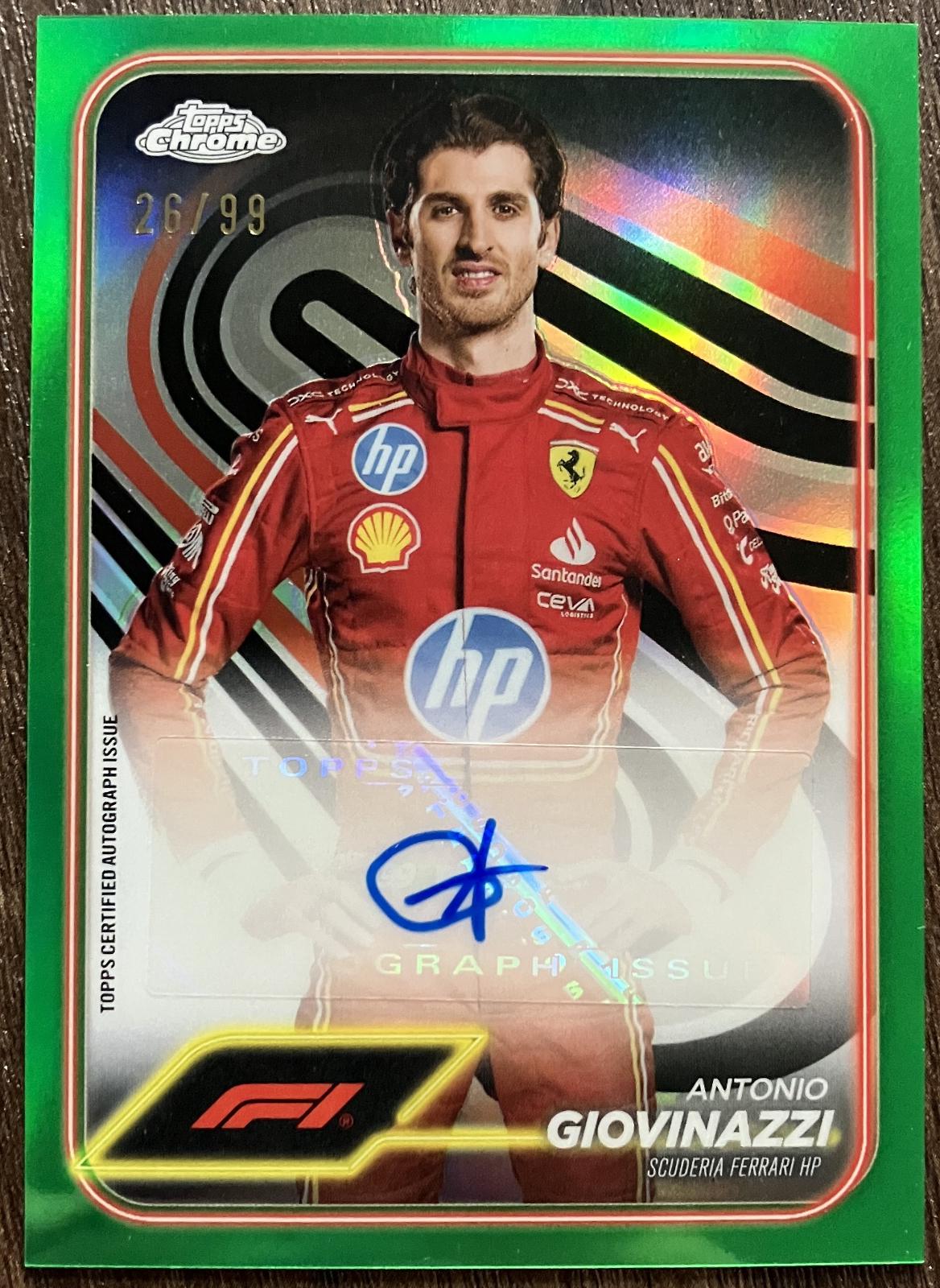 Antonio Giovinazzi [Green Refractor] #CAC-GIO