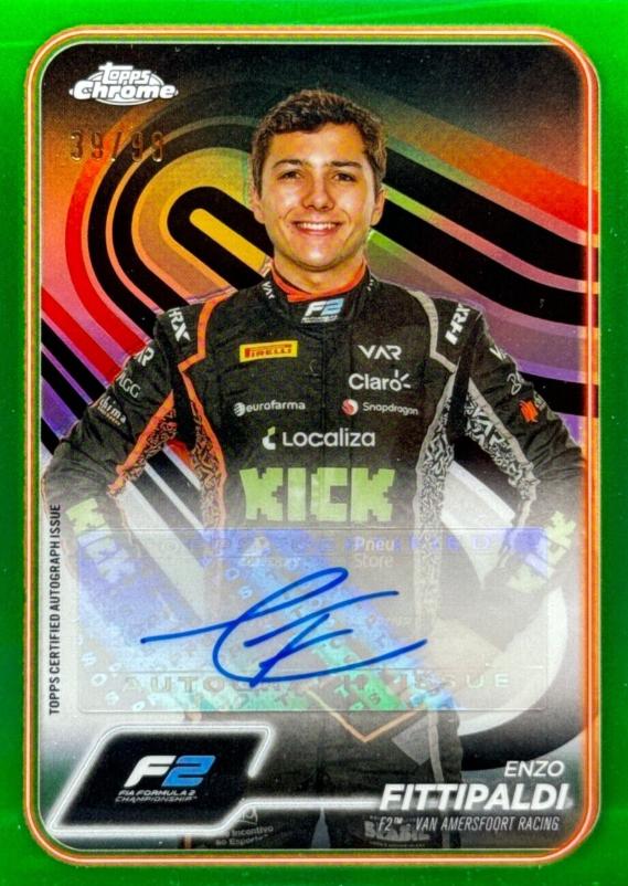 Enzo Fittipaldi [Orange Refractor] #CAC-FIT