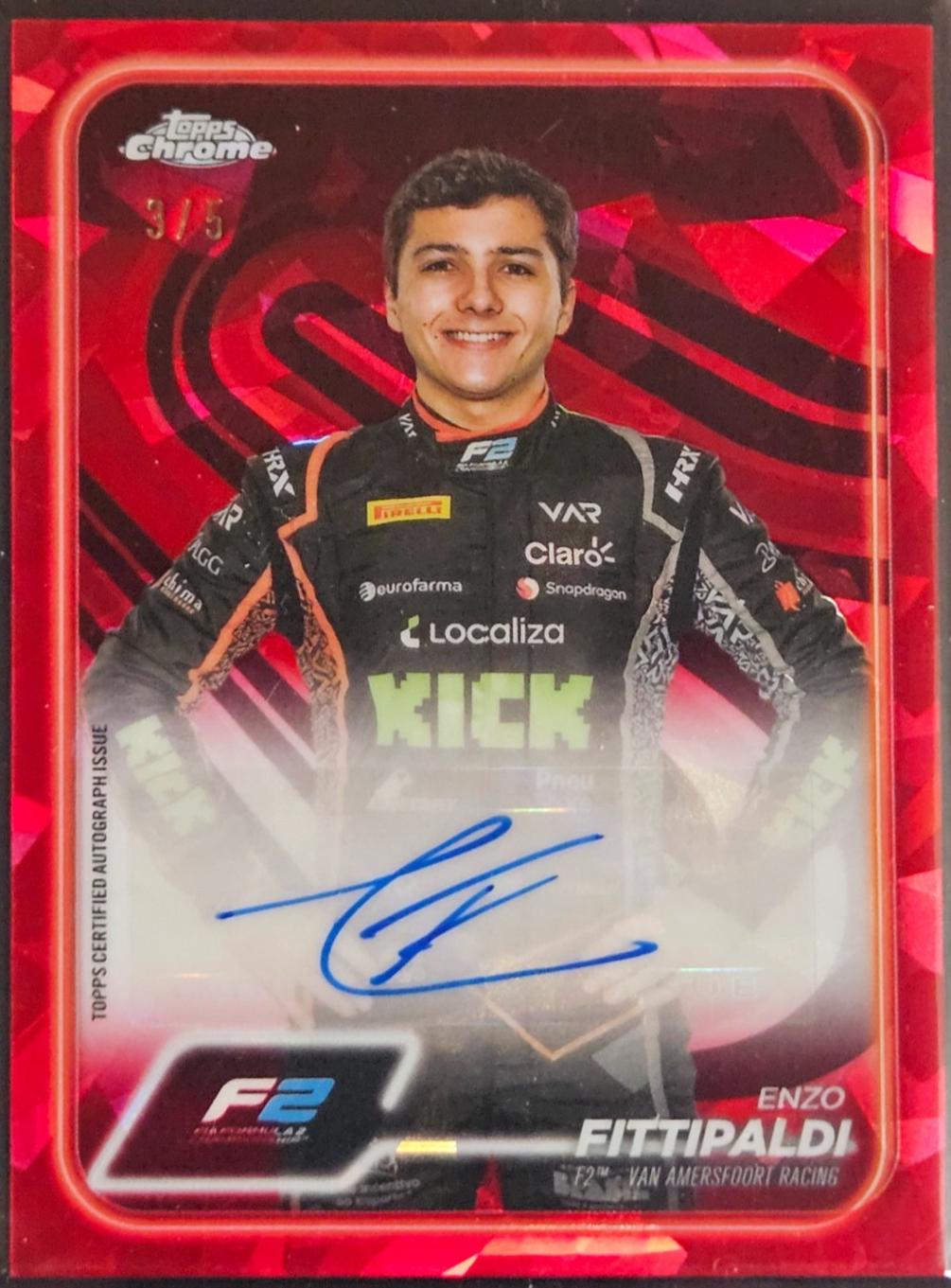 Enzo Fittipaldi [Red Refractor] #CAC-FIT