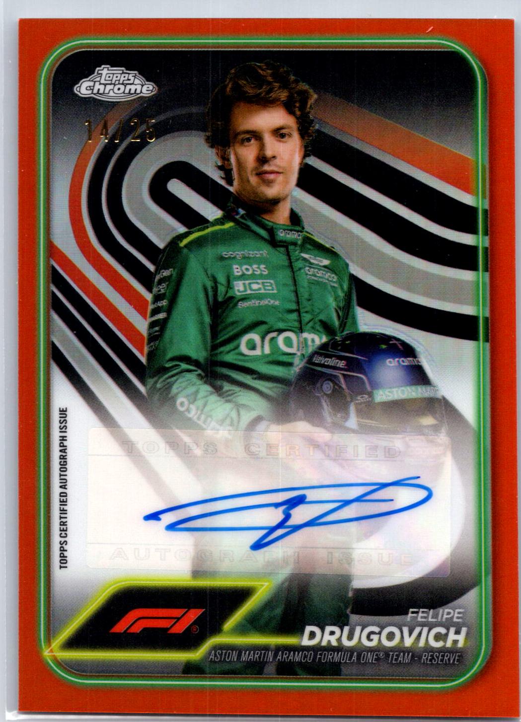 Felipe Drugovich [Orange Refractor] #CAC-DRU