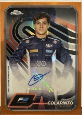 Franco Colapinto [Orange Refractor] #CAC-COL