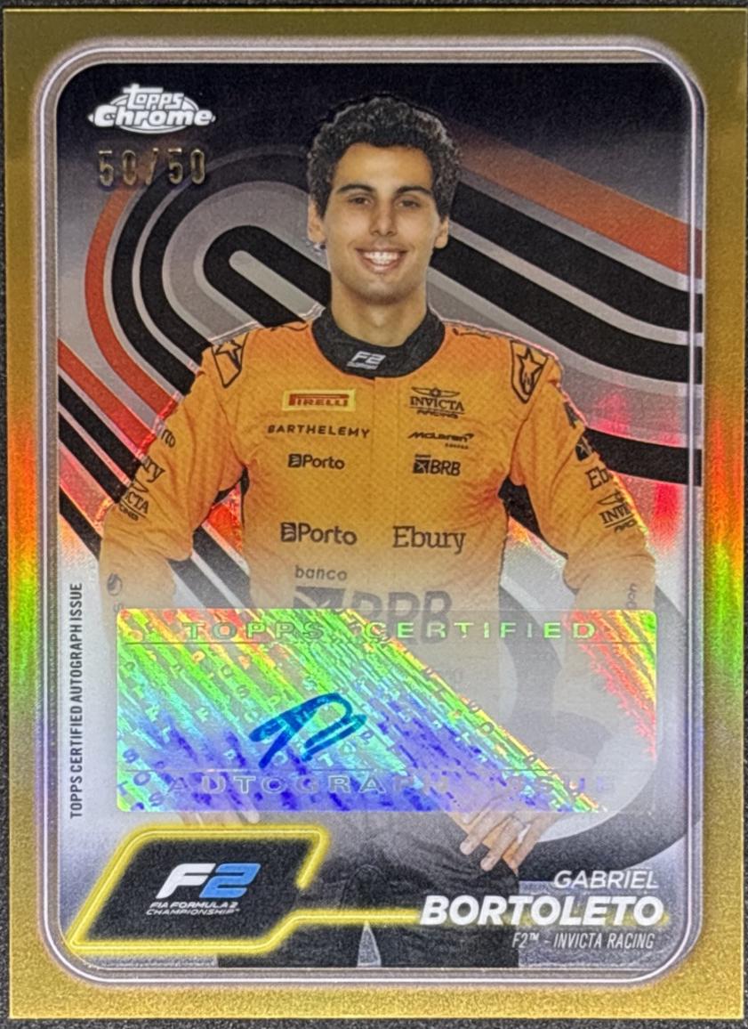 Gabriel Bortoleto [Gold Refractor] #CAC-BOR