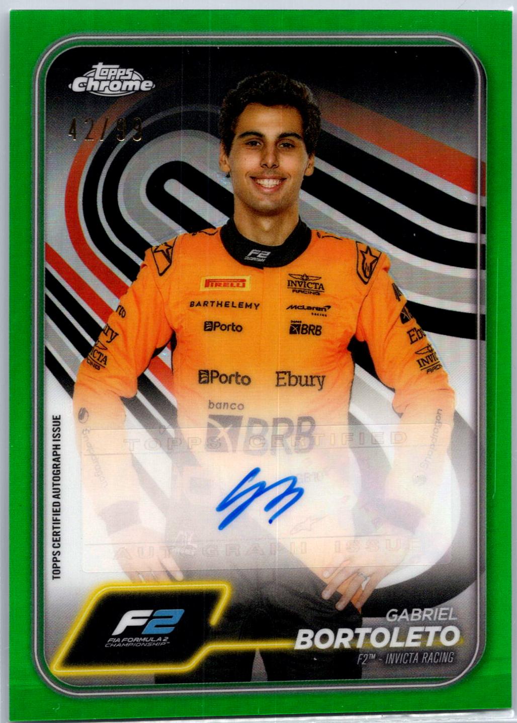 Gabriel Bortoleto [Green Refractor] #CAC-BOR