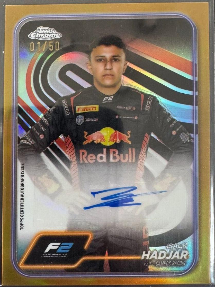 Isack Hadjar [Gold Refractor] #CAC-HAD