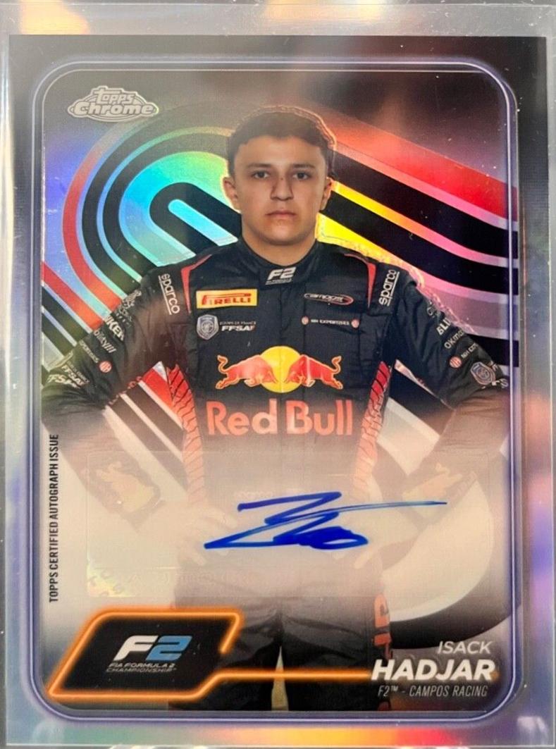 Isack Hadjar [Orange Refractor] #CAC-HAD