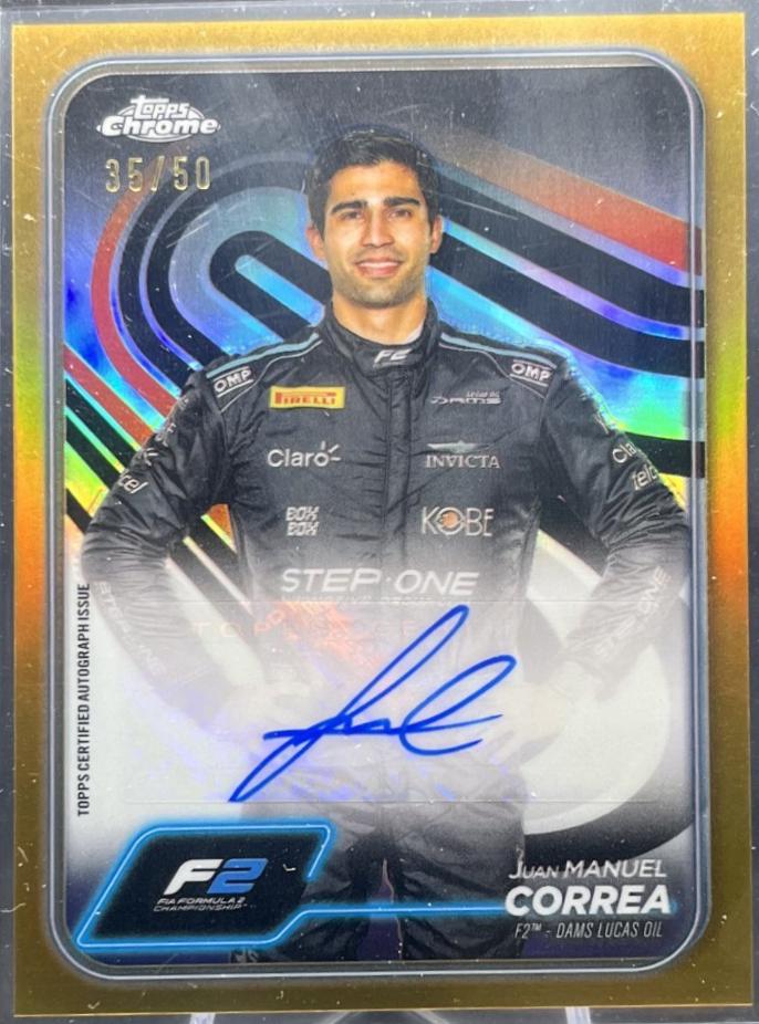 Juan Manuel Correa [Gold Refractor] #CAC-CORR