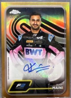 Kush Maini [Gold Refractor] #CAC-MAI
