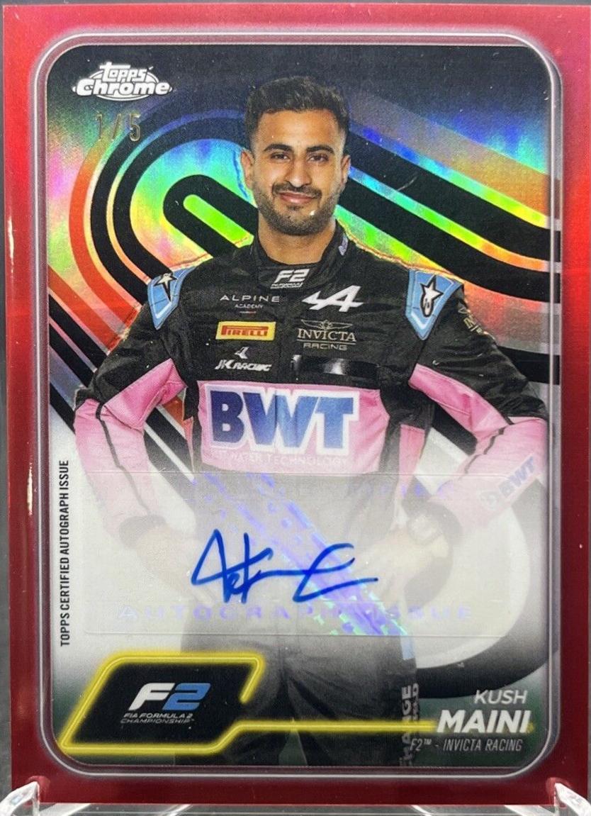 Kush Maini [Red Refractor] #CAC-MAI