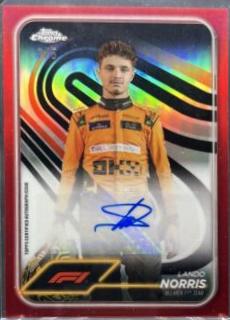 Lando Norris [Red Refractor] #CAC-NOR