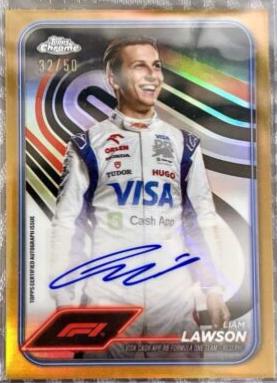 Liam Lawson [Gold Refractor] #CAC-LAW