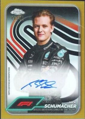 Mick Schumacher [Gold Refractor] #CAC-SCH