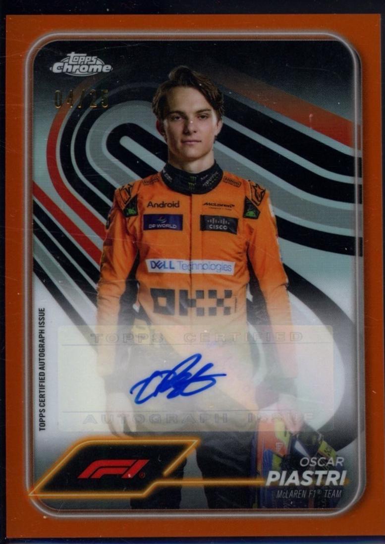 Oscar Piastri [Orange Refractor] #CAC-PIA