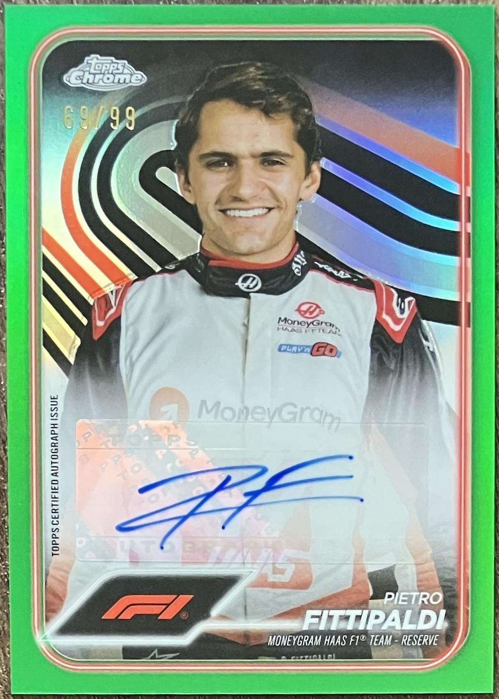 Pietro Fittipaldi [Green Refractor] #CAC-FITT