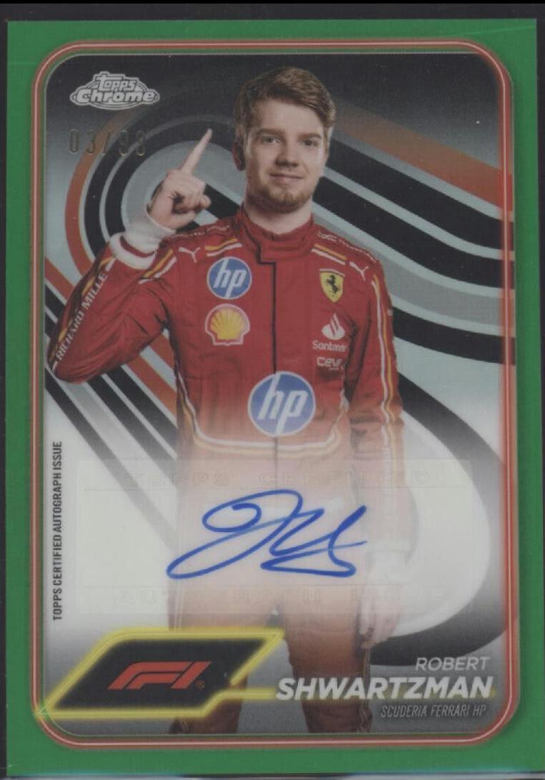 Robert Shwartzman [Green Refractor] #CAC-SHW