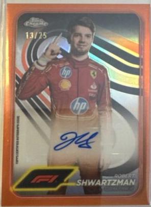 Robert Shwartzman [Orange Refractor] #CAC-SHW
