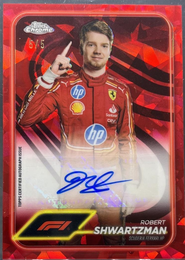 Robert Shwartzman [Red Refractor] #CAC-SHW