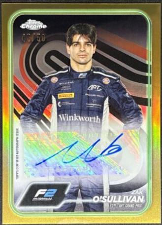 Zak O'Sullivan [Gold Refractor] #CAC-OSU
