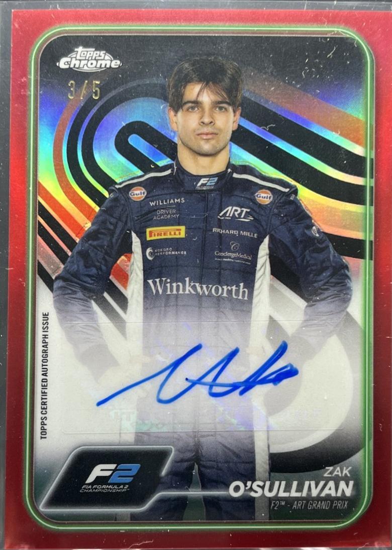 Zak O'Sullivan [Red Refractor] #CAC-OSU