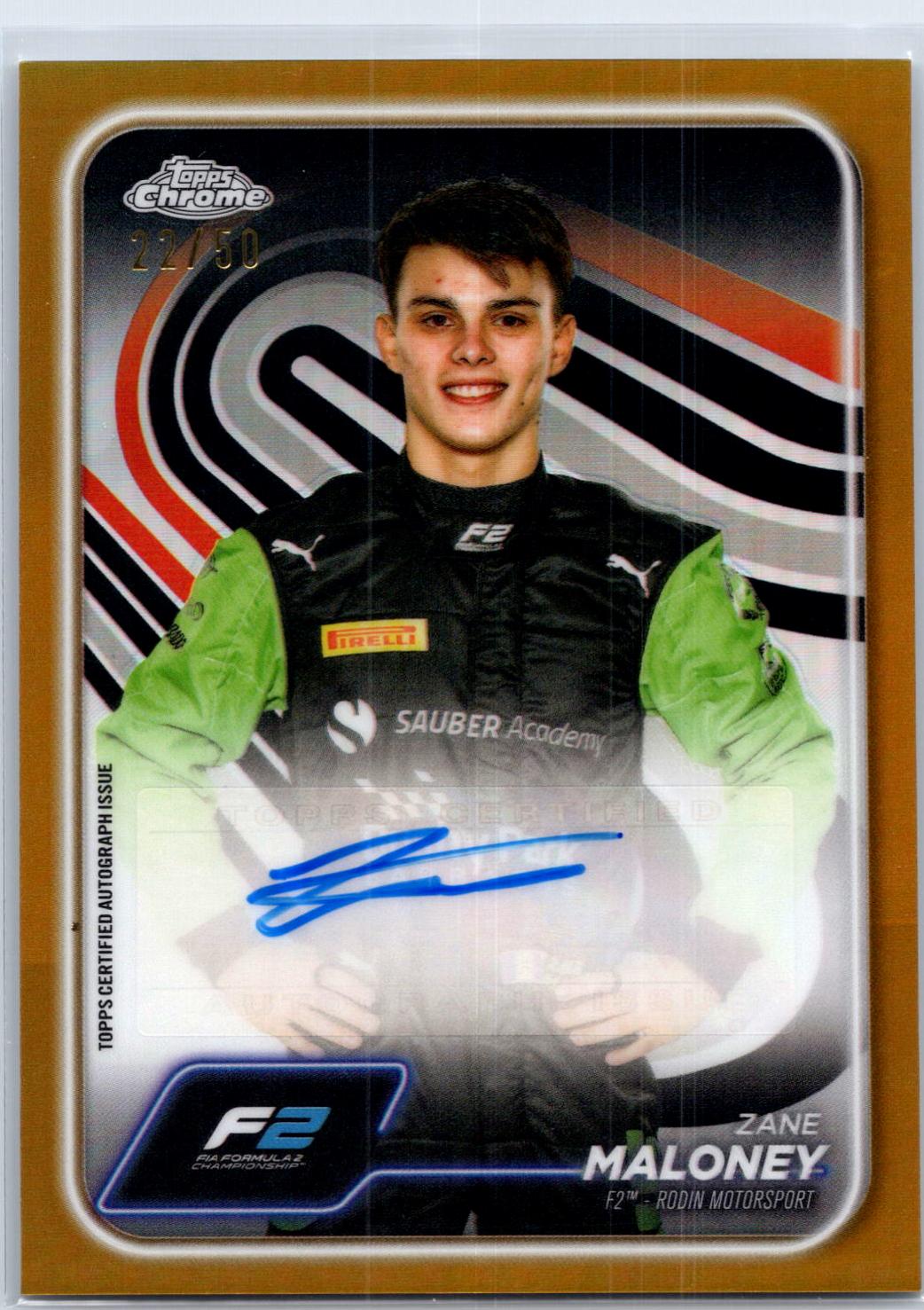 Zane Maloney [Gold Refractor] #CAC-MAL