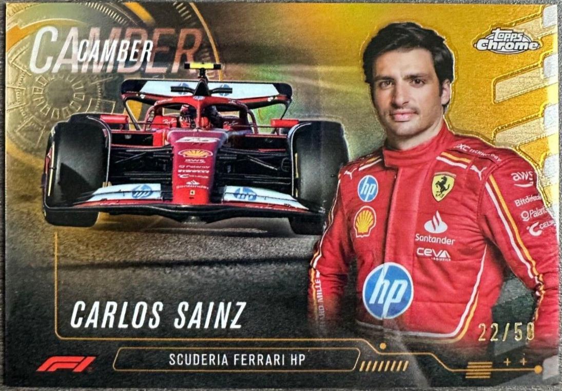 Carlos Sainz [Gold Refractor] #CAM-2