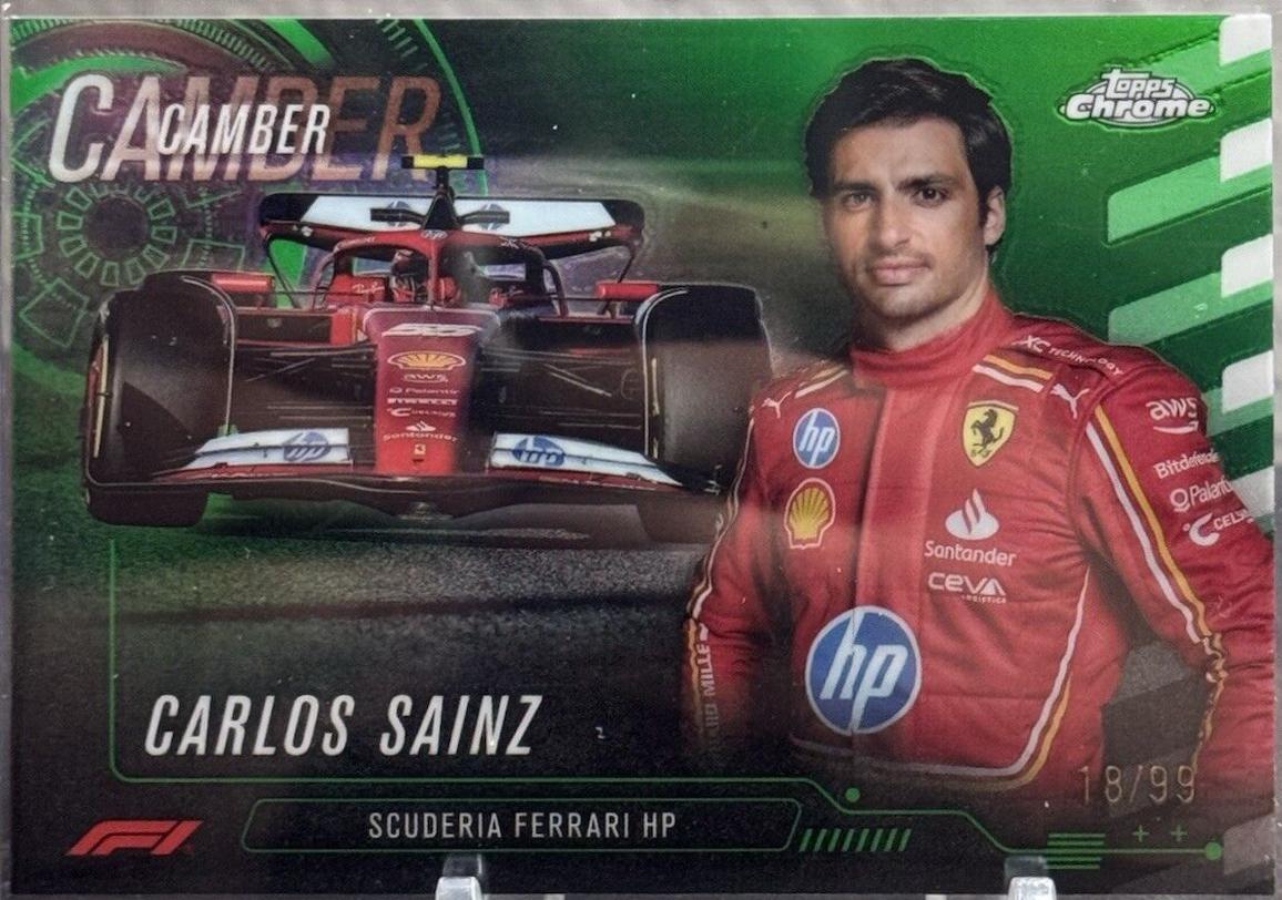 Carlos Sainz [Green Refractor] #CAM-2