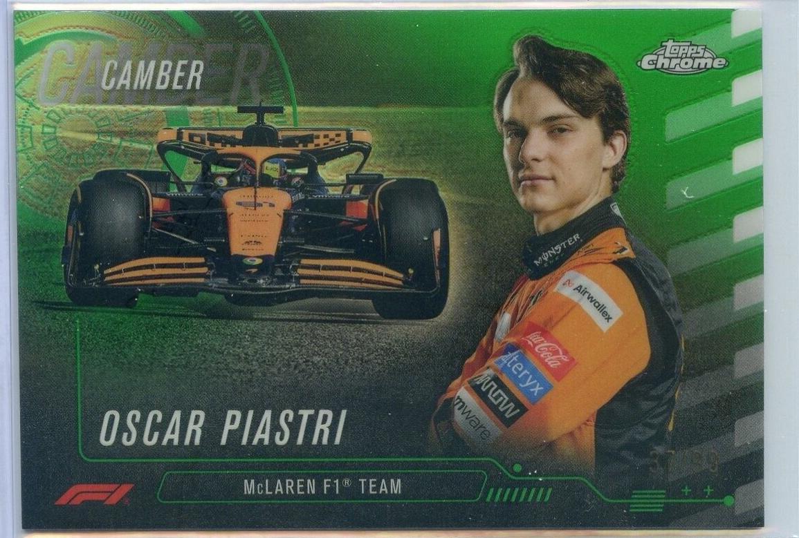 Oscar Piastri [Green Refractor] #CAM-4