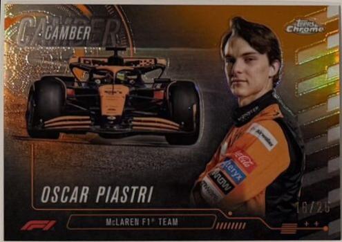 Oscar Piastri [Orange Refractor] #CAM-4