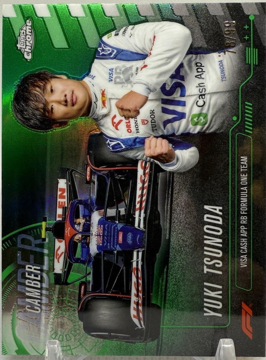 Yuki Tsunoda [Green Refractor] #CAM-10