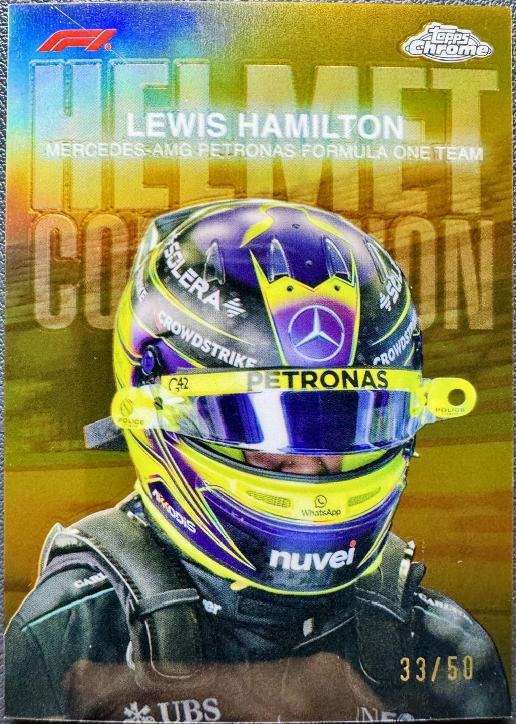 Lewis Hamilton [Gold Refractor] #HC-6