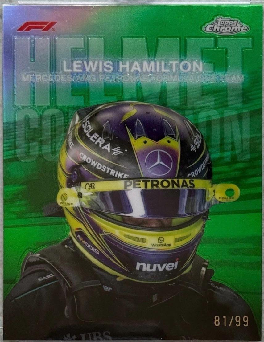 Lewis Hamilton [Green Refractor] #HC-6