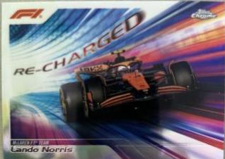 Lando Norris [Orange Refractor] #RECH-7